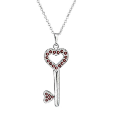 Love Key - Kézzel készített Swarovski kristályos nyaklánc - Siam nyaklánc