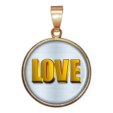  LOVE – medál lánccal vagy kulcstartóval medál