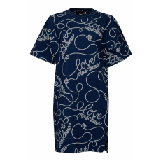  Love Moschino női pólóruha W5D2200 S INTL Blue
