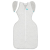 LOVE TO DREAM Swaddle UP 50/50, hálózsák, M méret, szürke, 6-8,5 kg