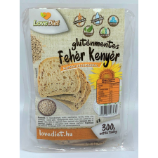 LOVEDIET Lovediet gluténmentes fehér kenyér napraforgómaggal 300 g reform élelmiszer