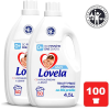 Lovela Baby folyékony mosószer fehér ruhákhoz, 2×4,5 l (100 mosás)