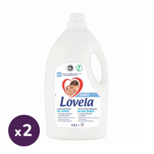 Lovela Baby hipoallergén folyékony mosószer fehér ruhákhoz 2x4,5 liter (100 mosás) tisztító- és takarítószer, higiénia