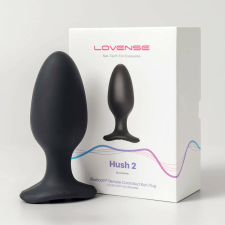  LOVENSE Hush 2 L - újratölthető kis anál vibrátor (57mm) - fekete anál