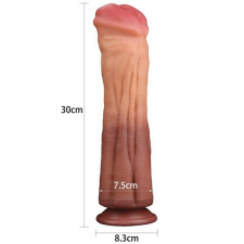 Lovetoy 12'' Dual layered Platinum Silicone Cock műpénisz, dildó