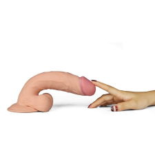 Lovetoy 9" The Ultra Soft Dude - Vibrating Flesh vibrátorok