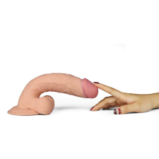 Lovetoy 9&quot; The Ultra Soft Dude - Vibrating Flesh vibrátorok