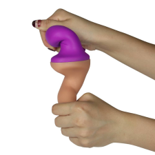 Lovetoy Double-Ended Dildo Flesh-Purple műpénisz, dildó