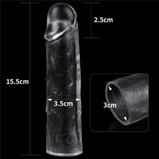 Lovetoy Flawless Clear Penis Sleeve Add 1'' péniszgyűrű