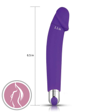 Lovetoy Rechargeable IJOY Silicone Dildo Purple vibrátorok