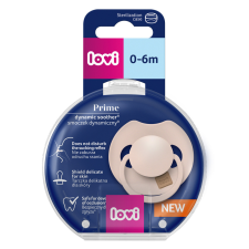 Lovi Dinamikus szilikon cumi Prime 0-6hó 1db (bőrszínű) cumi