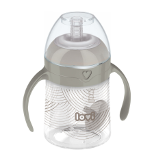 Lovi First cup Súlyozott szívószálas kulacs HARMONY 150ml babaétkészlet