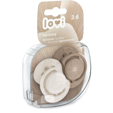 Lovi Harmony szilikon dinamikus cumi 3-6 m, barna 2 db cumi