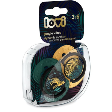 Lovi Jungle Vibes szilikon dinamikus cumi 3-6 m, sárga/zöld 2 db cumi