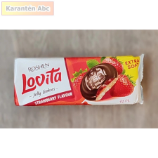  Lovita epres zselés keksz – Roshen, 135 g csokoládé és édesség