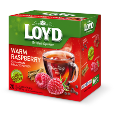 Loyd piramis HOT tea málna-bors-fahéj 40g tea