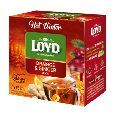Loyd piramis HOT WINTER tea narancs-gyömbér (puncs) 45g tea
