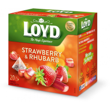 Loyd piramis tea eper-rebarbara 40g tea