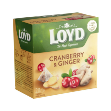 Loyd Piramis tea Gyömbér-Vörösáfonya 20*2g tea