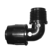 LPE könyök 16mm x 1/2" KM kúpos IT - Külső menetes öntözéstechnikai alkatrész