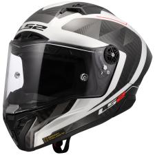LS2 FF805 Thunder C GP Aero Raute zárt motoros bukósisak fehér-szürke bukósisak