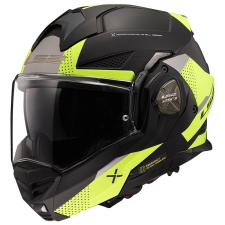 LS2 Flip sisak motorkerékpárhoz LS2 FF901 Advant X Oblivion fekete-fluo sárga bukósisak