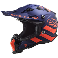 LS2 Helmets LS2 cross sisak - MX700 Subverter - matt kék/narancs bukósisak