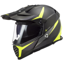 LS2 Helmets LS2 MX436 PIONEER EVO ROUTER matt fekete H-V sárga bukósisak