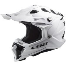 LS2 MX700 Subverter Single Mono 06 motocross bukósisak fényes fehér bukósisak