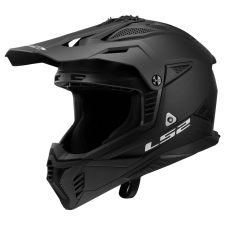 LS2 MX708 Fast II Solid Matt motocross bukósisak fekete bukósisak