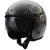 LS2 OF601 Bob II Carbon Customnyitott motoros bukósisak fekete fényes