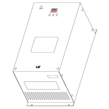 LS ELECTRIC LSLV0750DBU-4LN Frekvenciaváltó fékegység 3x400V 45 - 75kW, 400V / 10%ED villanyszerelés