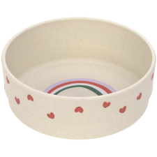 Lässig Bowl PP/Cellulose Rascals Heart lavender (4066239131447) tányér és evőeszköz