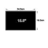 LTN156AT10-T02 15.6" matt laptop LCD kijelző, LED panel HD+ (1600 X 900) 40pin