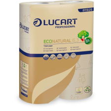 LUCART Econatural 6.3 3 rétegű Toalettpapír 6 tekercs papírárú, csomagoló és tárolóeszköz