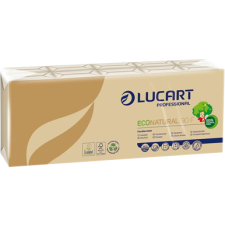  Lucart EcoNatural papírzsebkendő 4 rétegű 10x10db-os (Karton - 24 csg) higiéniai papíráru