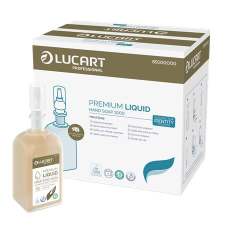 LUCART Folyékony szappan, utántöltő, 1 liter, LUCART IDENTITY Premium , meleg narancs tisztító- és takarítószer, higiénia