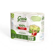 LUCART GRAZIE NATURAL Tekercses kéztörlő 2 rétegű, 2 tekercs/csomag papírárú, csomagoló és tárolóeszköz