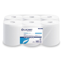 LUCART Kéztörlő, tekercses, 2 rétegű, LUCART, &quot;Strong 140 A&quot;, fehér higiéniai papíráru