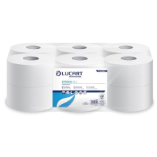 LUCART Strong toalettpapír, 2 rétegű 19cm hófehér (812202) higiéniai papíráru