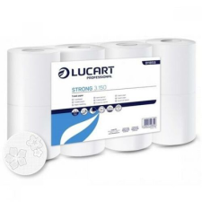 LUCART Toalettpapír, 3 rétegű, kistekercses, 8 tekercses, LUCART "Strong 3.150", fehér higiéniai papíráru