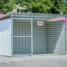  Lucas Kutya kennel, 3x2m alapterület, padozat nélkül szállítóbox, fekhely kutyáknak