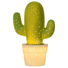 Lucide 13513/01/33 - CACTUS asztali lámpa 1xE14/40W/230V, zöld világítás