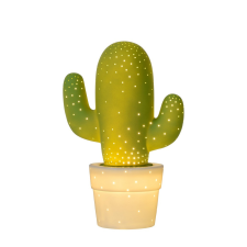 Lucide Cactus zöld asztali lámpa (LUC-13513/01/33) E14 1 izzós IP20 világítás