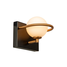 Lucide Isobel fekete-fehér fürdőszobai fali lámpa (LUC-30267/01/30) G9 1 izzós IP44 világítás