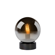 Lucide Jorit füstszürke-fekete asztali lámpa (LUC-45563/20/65) E27 1 izzós IP20 világítás