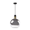 Lucide Julius füstszürke-fekete függesztett lámpa (LUC-34438/28/65) E27 1 izzós IP20