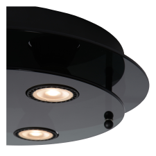 Lucide Okno fekete mennyezeti lámpa (LUC-79181/13/30) GU10 3 izzós IP20 világítás