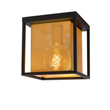 Lucide Sansa fekete-arany mennyezeti lámpa (LUC-21122/01/30) E27 1 izzós IP20 világítás