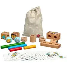 Lucy&Leo Lucy & Leo 217 Játékos macskák - fa kirakós játék mintákkal társasjáték